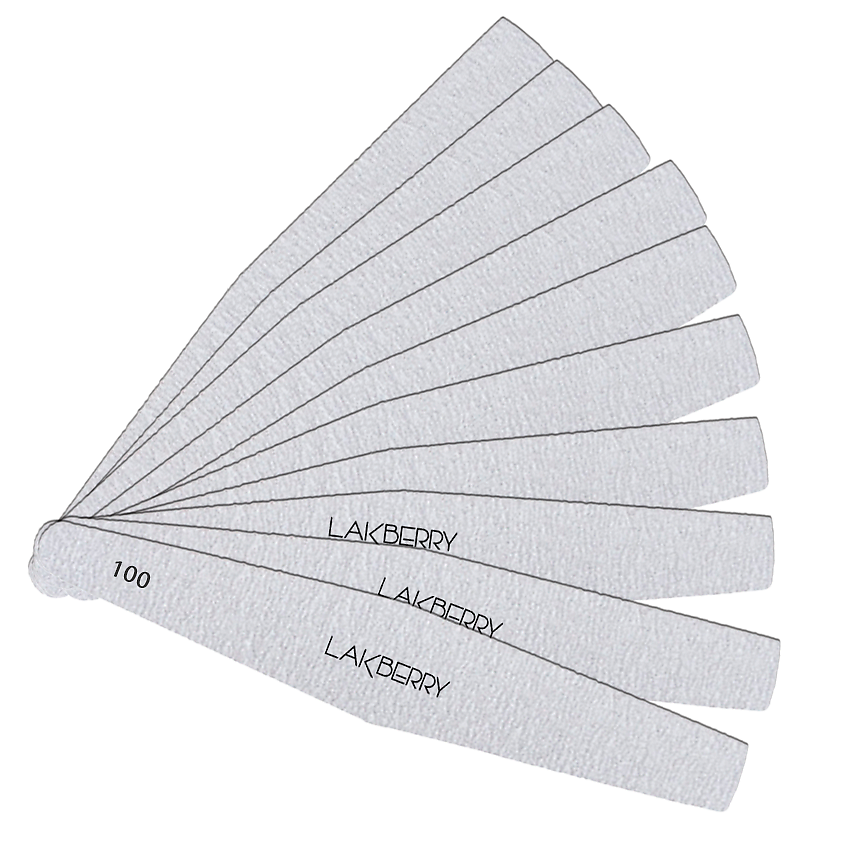 Изображение товара Сменные файлы для ногтей Ромб 100 грит 10 шт - идеальные пилки для маникюра и педикюра