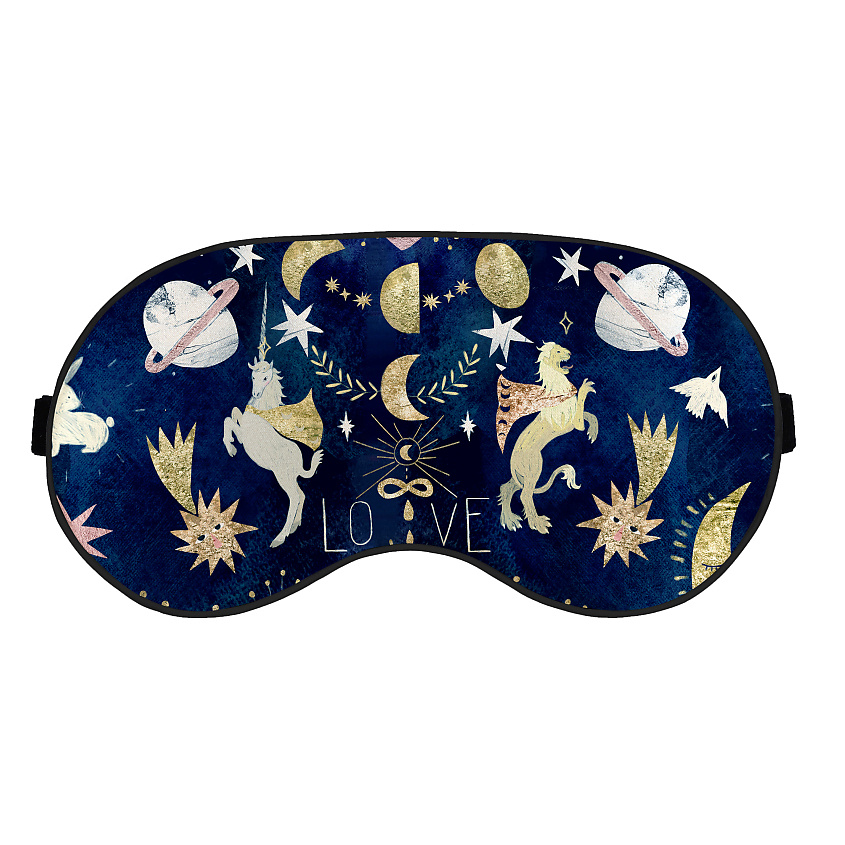 Изображение товара AYRIS SILK Шелковая маска для сна Цвет: Звездное небо