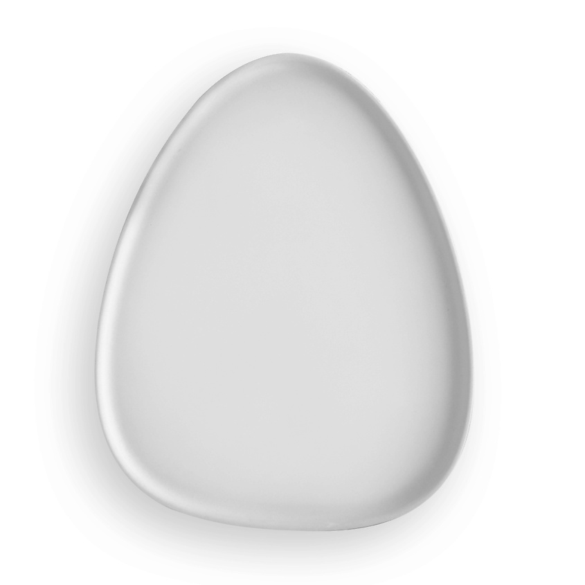 Изображение товара Декоративный гипсовый поднос для мелочей и свечей, ручная работа