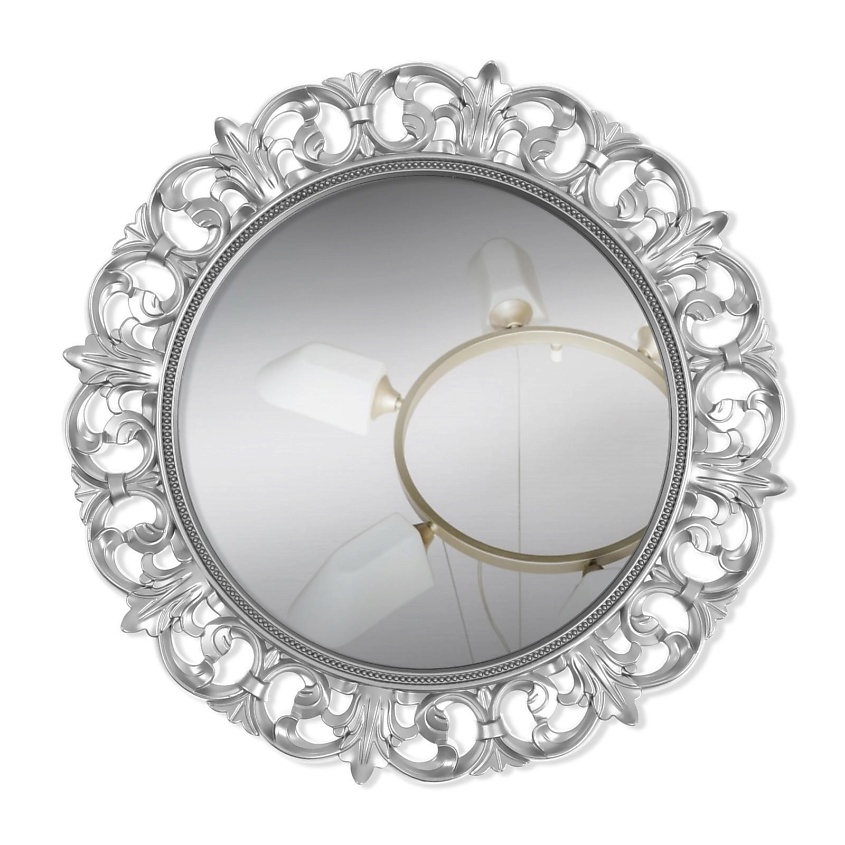 Изображение товара QUEEN FAIR Зеркало настенное «Лоск», d зеркальной поверхности 21 см, цвет серебристый