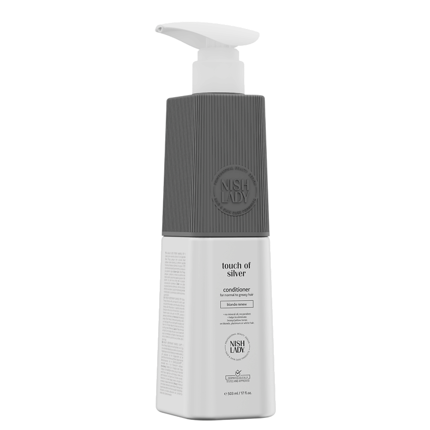 Изображение товара NISHLADY Кондиционер для блонда и седых волос TOUCH OF SILVER CONDITIONER, 503 мл