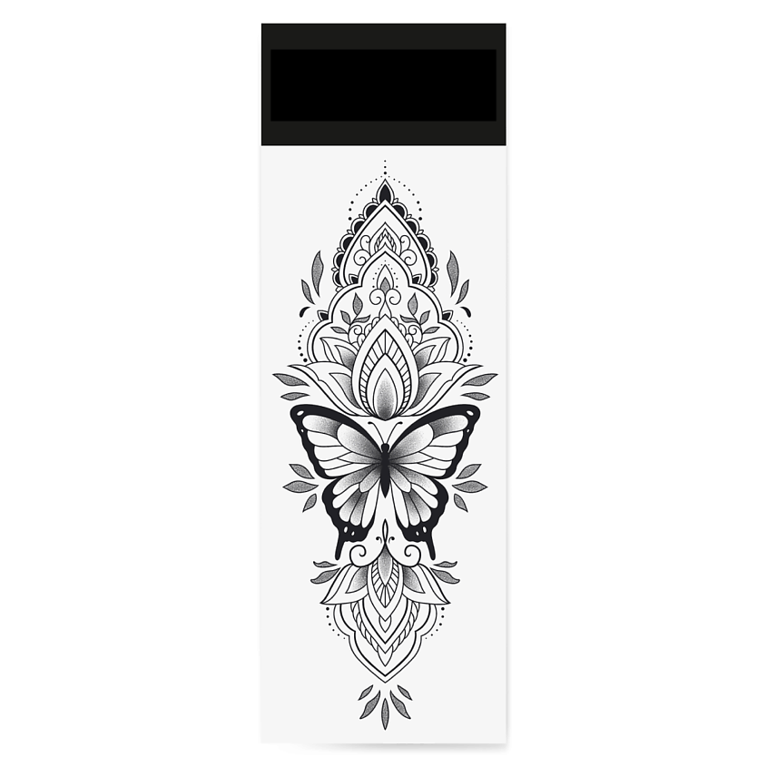 Изображение товара PRINT FACTORY Временная переводная татуировка Бабочка, 1 шт.