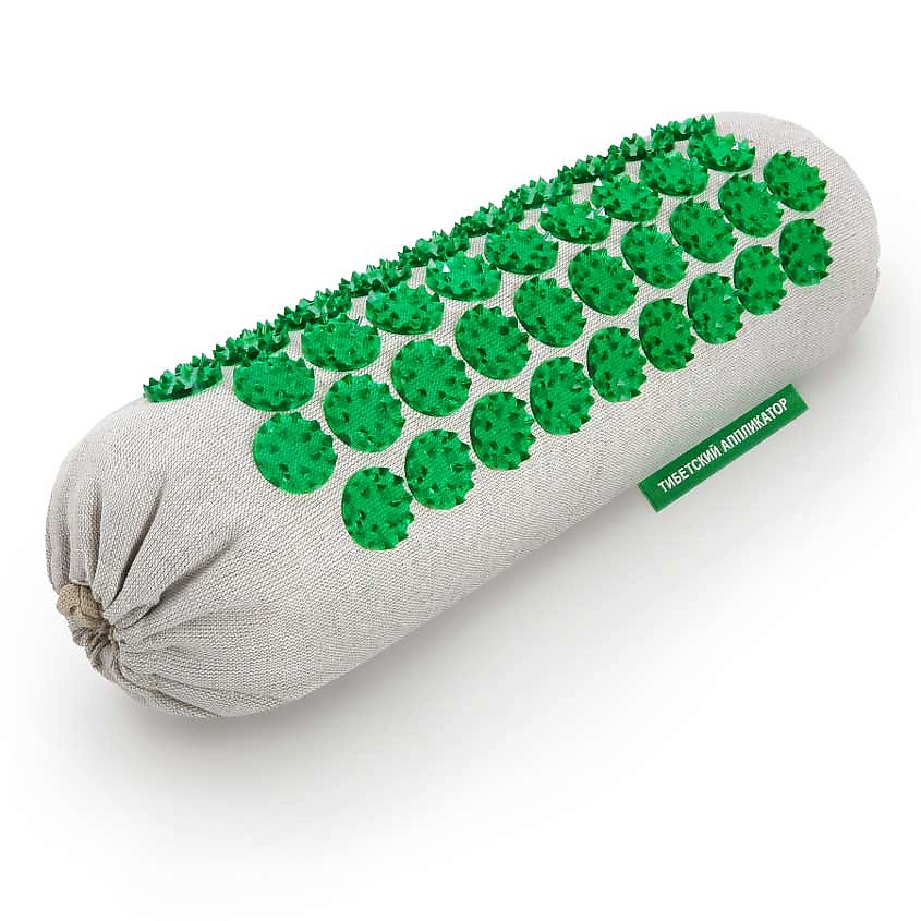 Изображение товара ЛАБОРАТОРИЯ КУЗНЕЦОВА Массажер "Тибетский аппликатор" мягкий валик универсальный, Зеленый