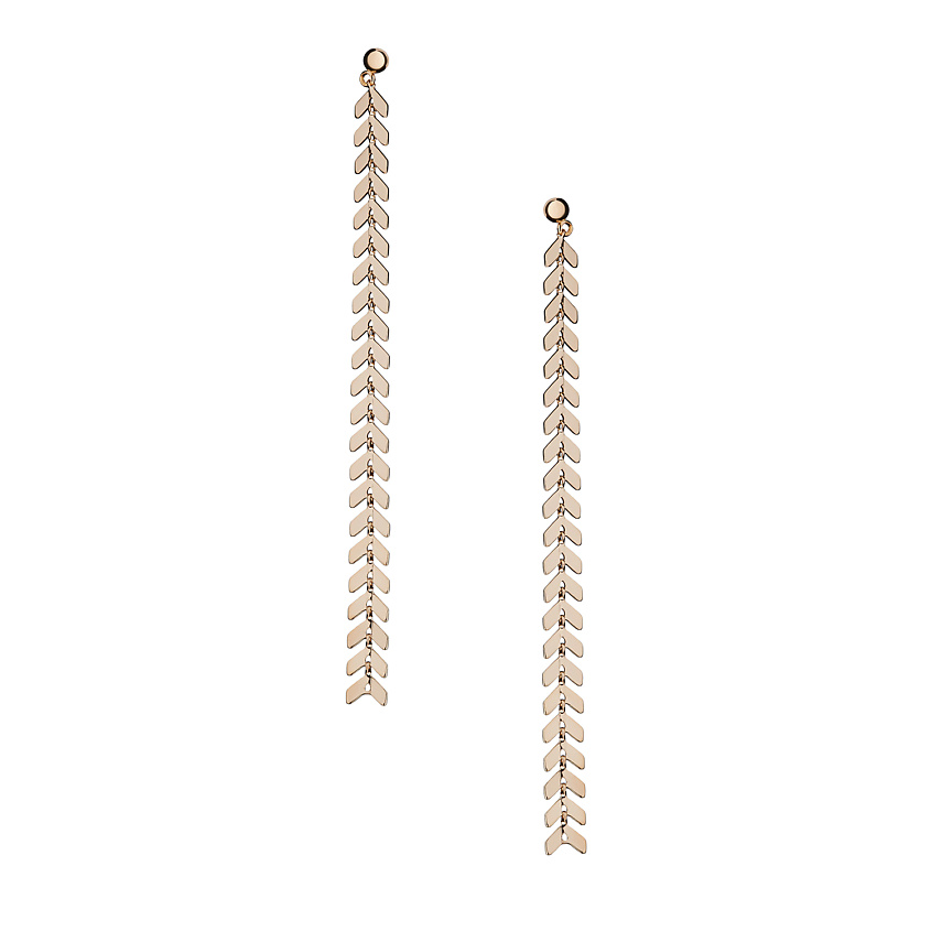 Изображение товара Элегантные женские длинные серьги NOTHING BUT LOVE Парижский блюз из гипоаллергенного сплава