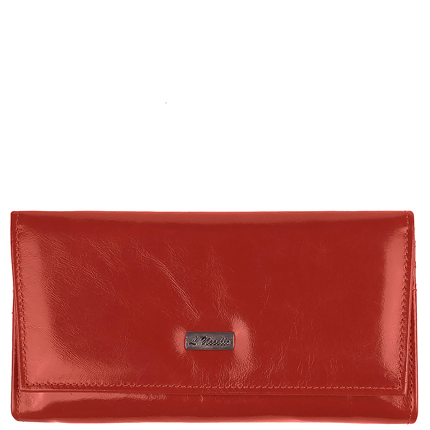 Изображение товара L'UCCELLO Кошелек женский из натуральной кожи, Красный; размер: 20x11x3