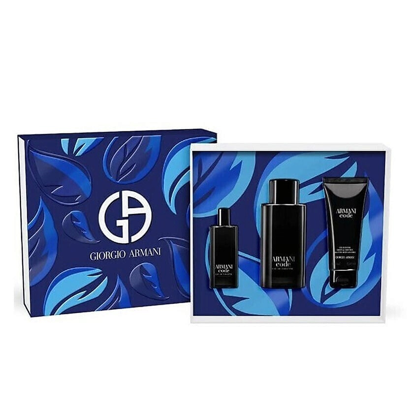 Изображение товара GIORGIO ARMANI Парфюмерный набор Code For Men (2023), 125мл+75мл+15мл