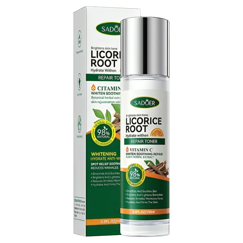 Изображение товара Тонер для лица с витамином С и экстрактом солодки 100 мл уход за кожей