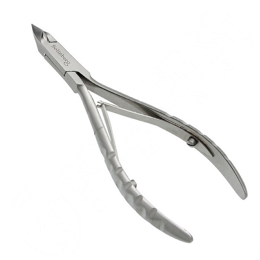Изображение товара SOLINBERG Кусачки маникюрные, ручная заточка, двойная пружина, Белый