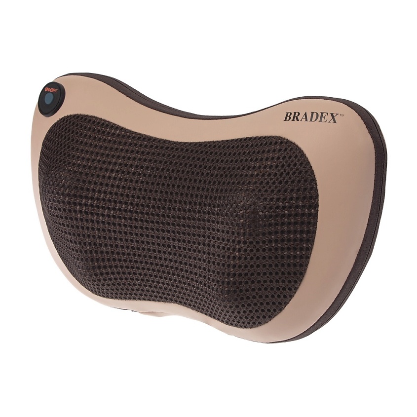 Изображение товара BRADEX Массажная подушка с подогревом и разминающим массажем Шиацу, Бежевый