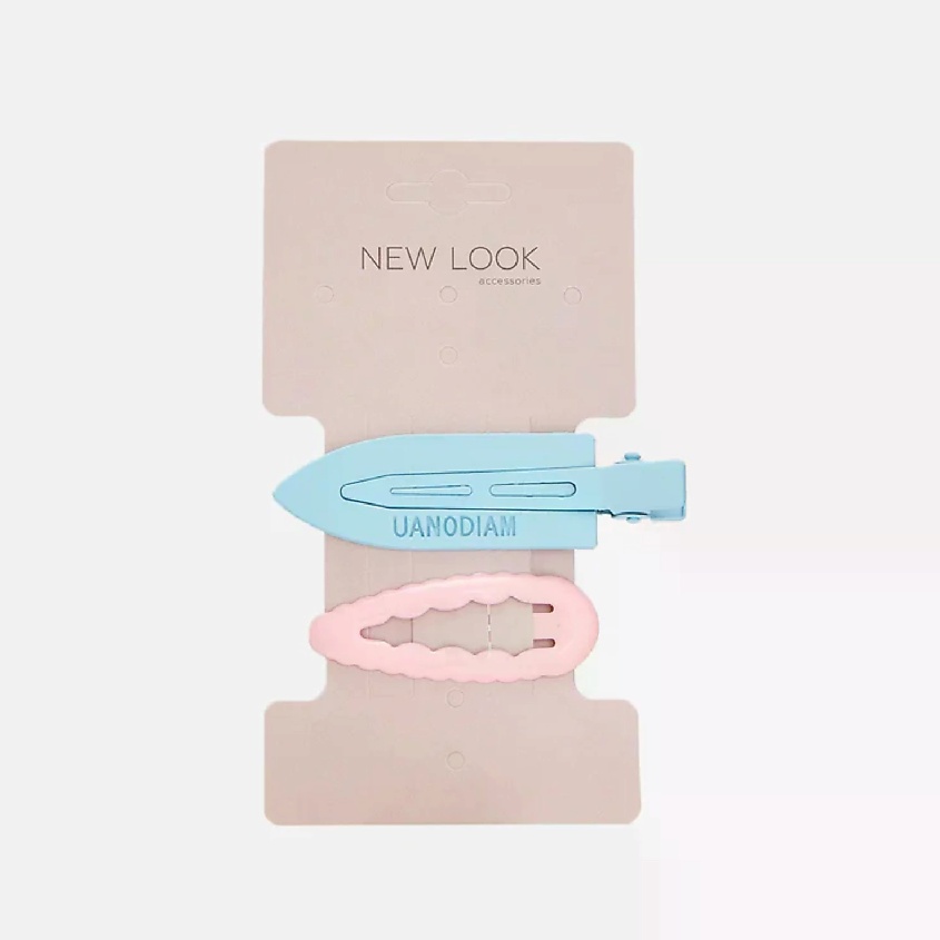 Изображение товара NEW LOOK NL Зажимы для волос голубые женские набор фиксирующих аксессуаров