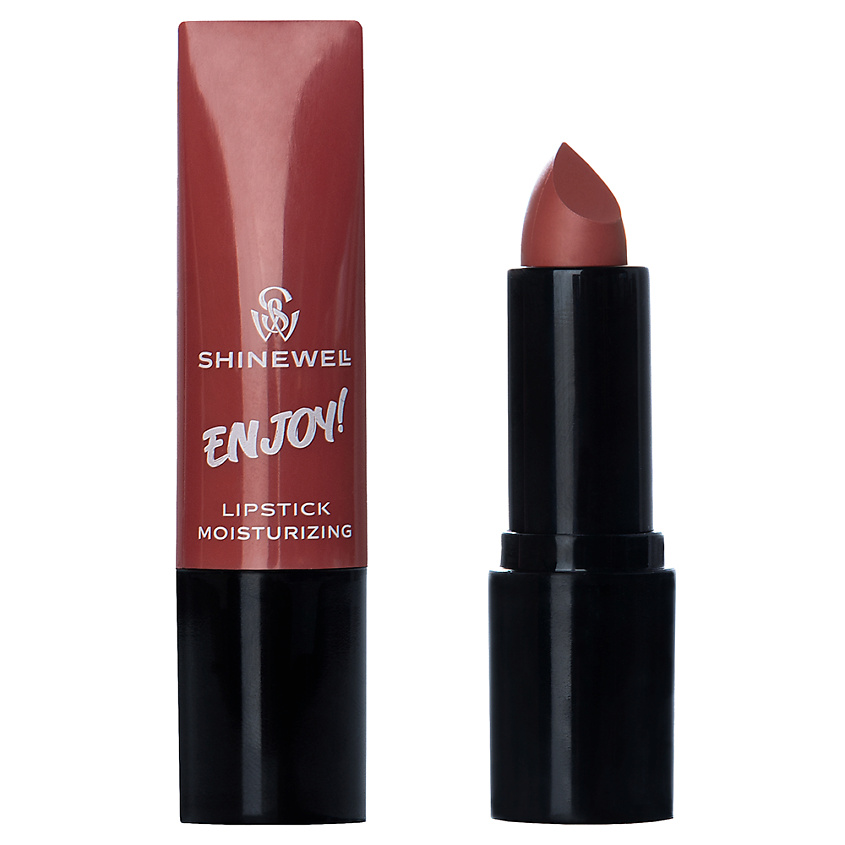 Изображение товара SHINEWELL Увлажняющая помада для губ ENJOY, 04 Пыльная роза
