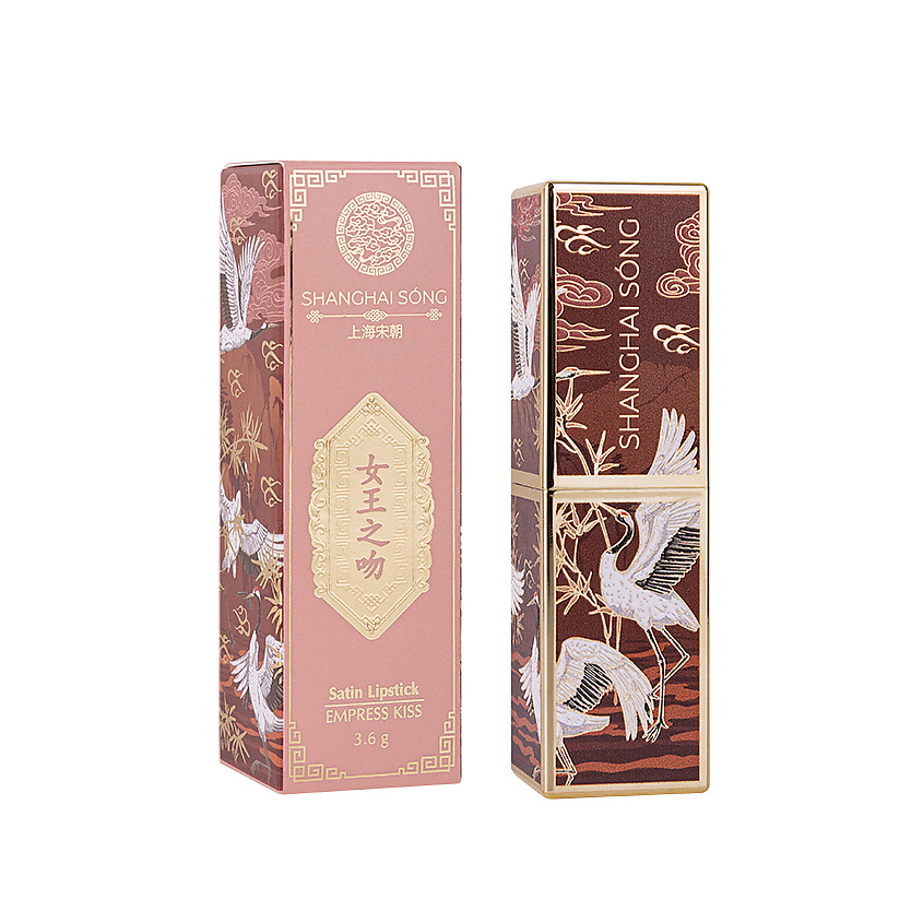 Изображение товара SHANGHAI SONG Сатиновая помада Empress Kiss, № 003 Elegant, 3.6 г