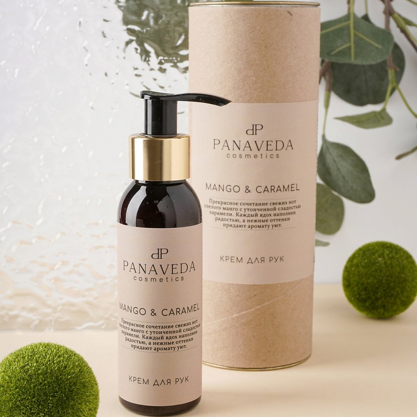 Изображение товара PANAVEDA Крем для рук питательный "Mango & Caramel", 100 мл