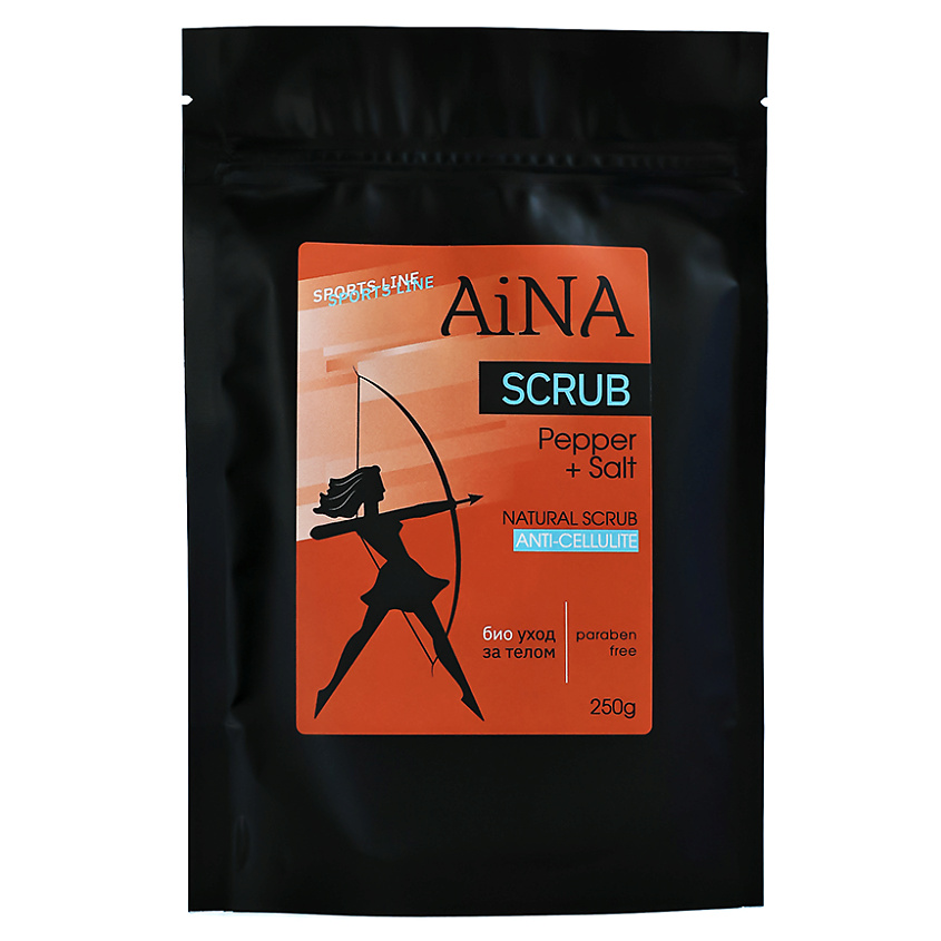 Изображение товара Скраб для тела AINA Pepper and Salt 250 г с красным перцем и морской солью