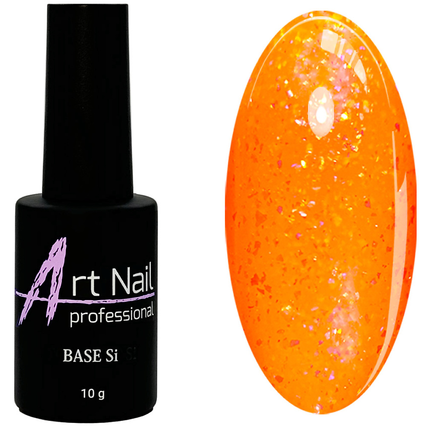 Изображение товара Камуфлирующая кремниевая база Neon Shiny 06 для ногтей ART NAIL PROFESSIONAL