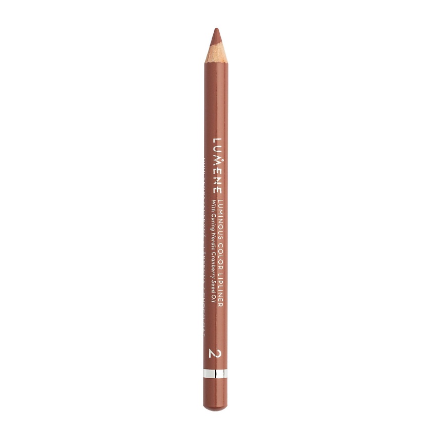 Изображение товара Карандаш для губ Lumene Luminous Color Lipliner 2 Choco Oat водостойкий уход за губами