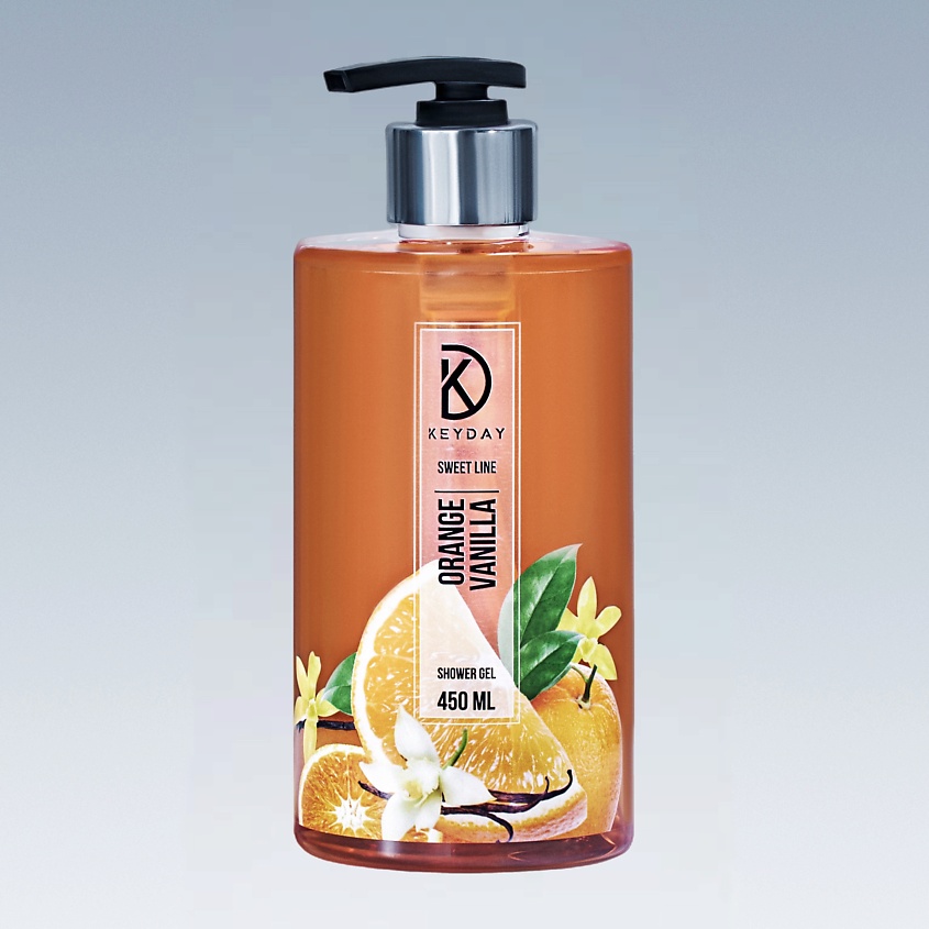 Изображение товара Парфюмированный гель для душа KeyDay Orange Vanilla для женщин 1 шт