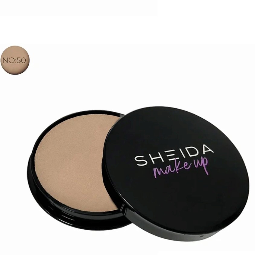 Изображение товара SHEIDA Шелковистая пудра, матирующая, Silken Powder, 14 г; тон 50; цвет: коричневый