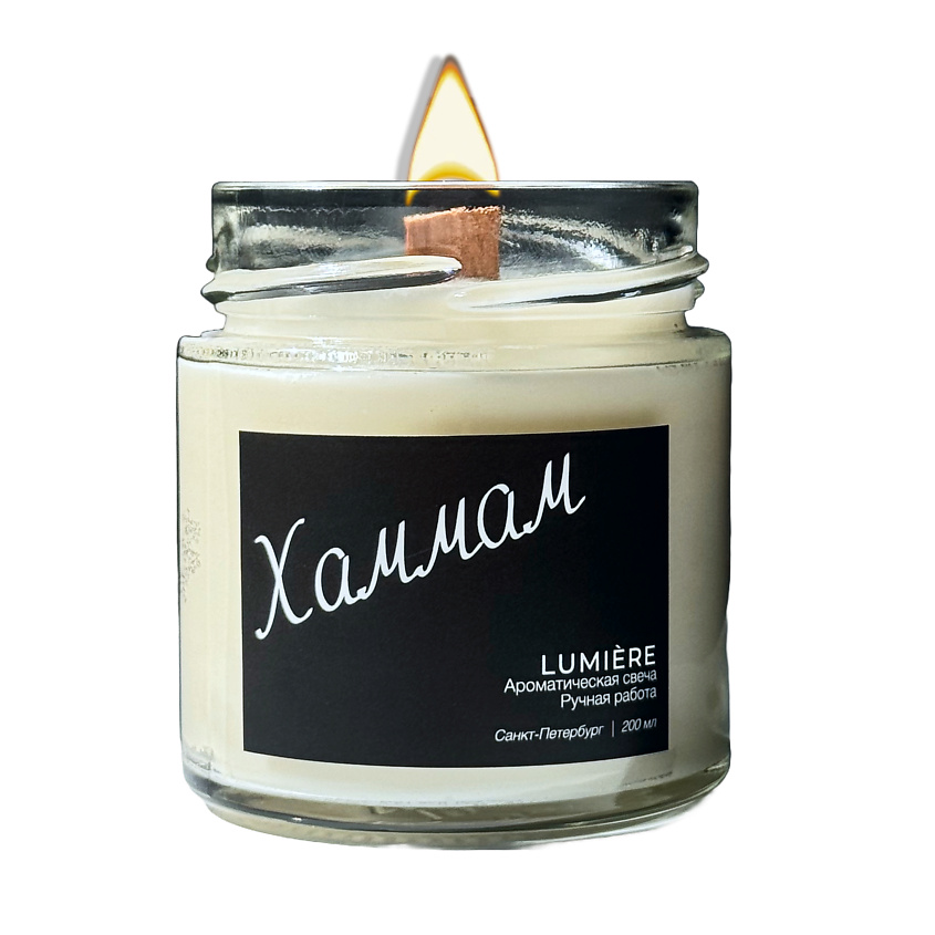 Изображение товара LUMIERE Свеча ароматическая "Хаммам", 1 шт.