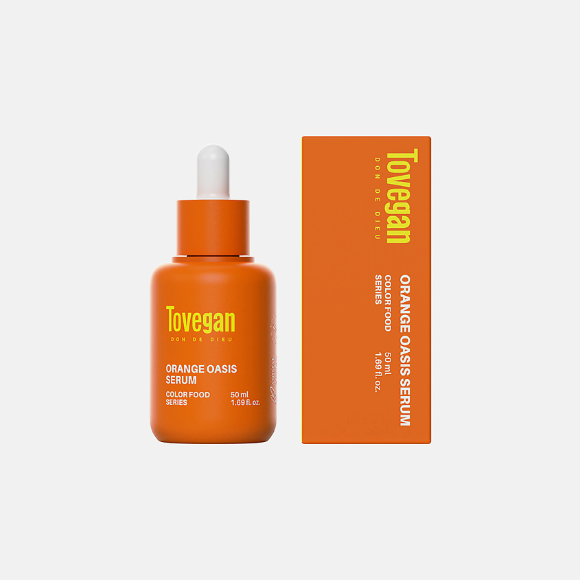 Изображение товара TOVEGAN Увлажняющая сыворотка для лица Orange Oasis Serum, 50 мл