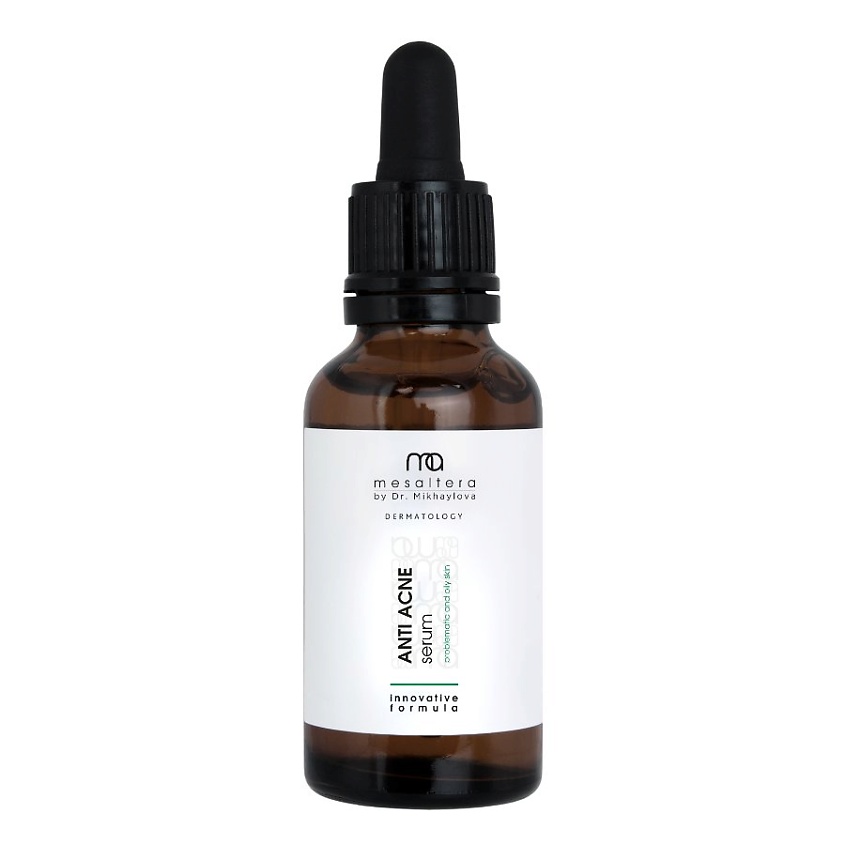 Изображение товара MESALTERA BY DR. MIKHAYLOVA Сыворотка против акне для проблемной и жирной кожи ANTI ACNE SERUM, 1 шт.
