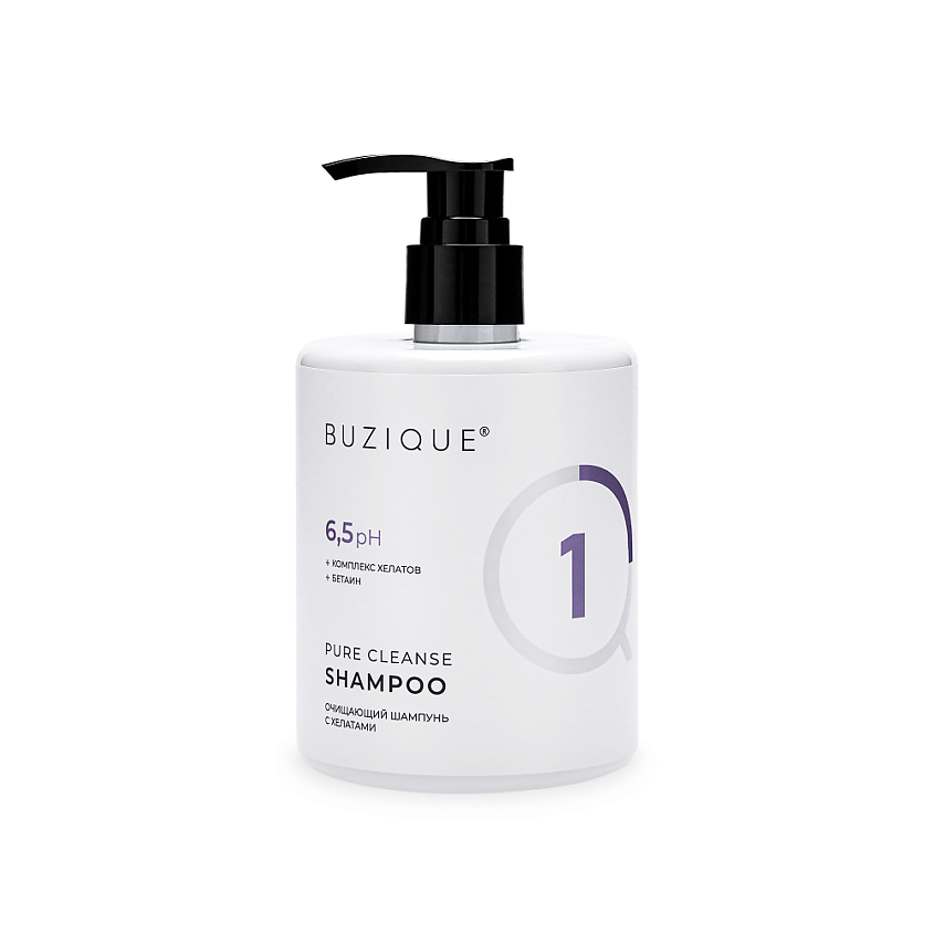Изображение товара BUZIQUE Шампунь Pure Cleanse Хелатный очищающий перед холодными процедурами, 500 мл