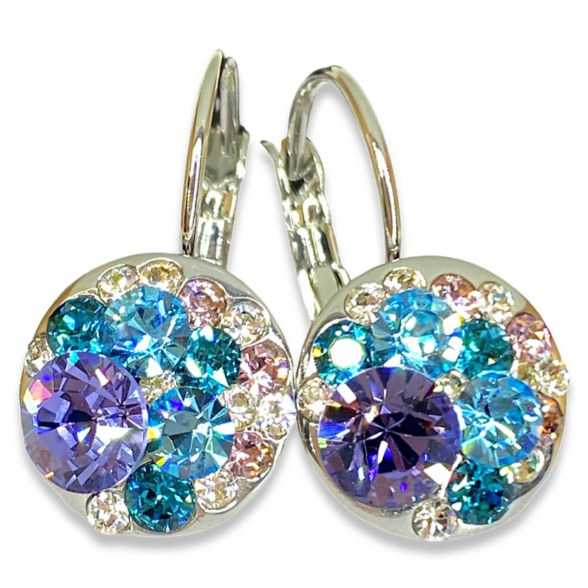 Изображение товара AMANTE CRYSTAL Серьги Rivolo crystal, Фиолетовый