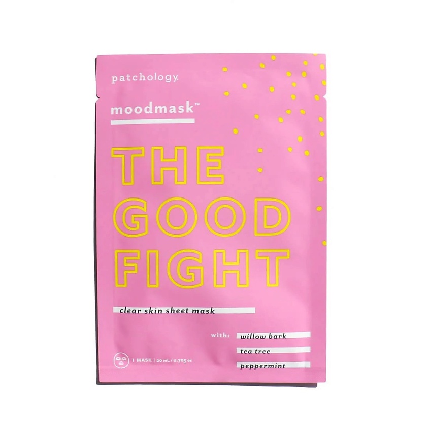 Изображение товара PATCHOLOGY Тканевая маска против несовершенств Moodmask The Good Fight Clear Skin, 20 мл