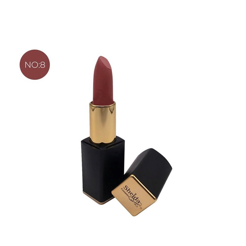 Изображение товара SHEIDA Увлажняющая помада для губ, красно-коричневый, кирпич