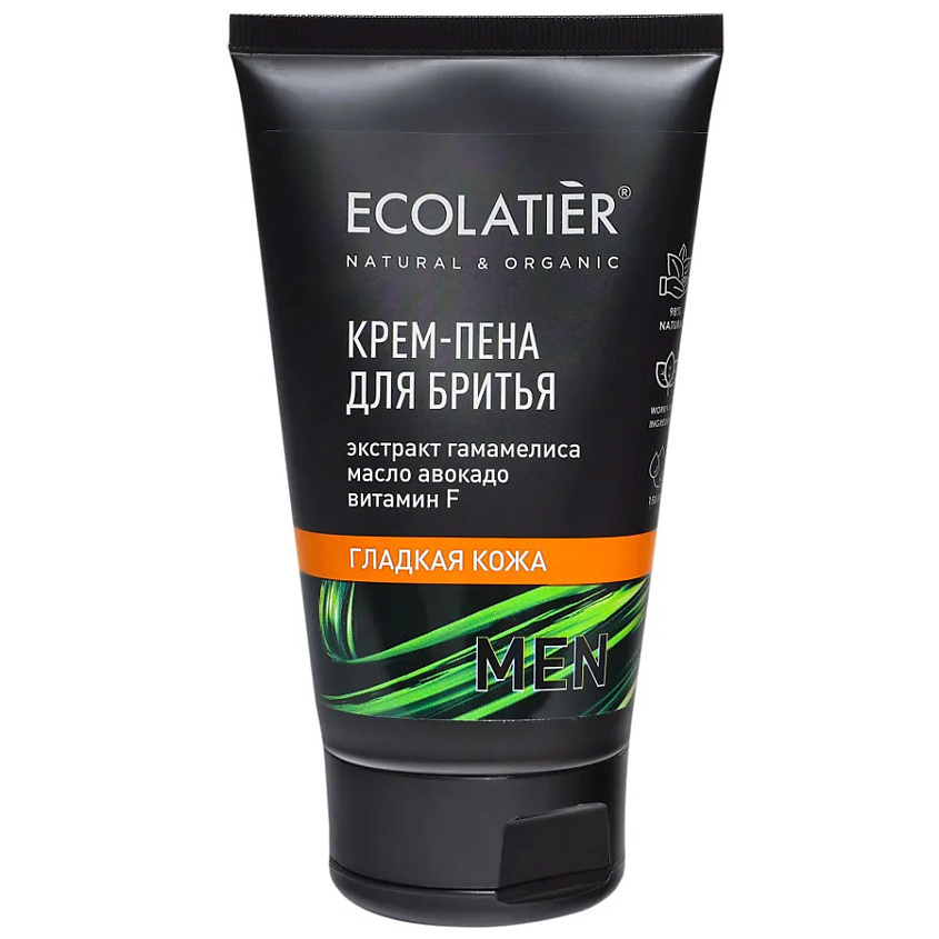 Изображение товара ECOLATIER Крем-пена для бритья Гладкая кожа MAN, 150 мл