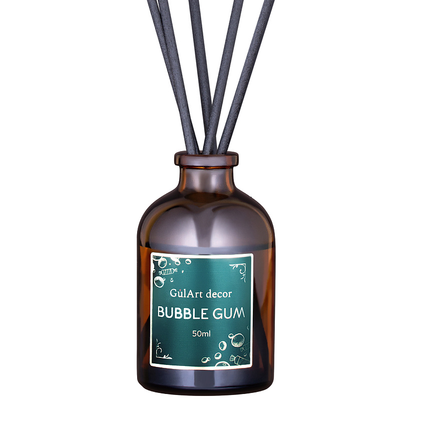Изображение товара GulArt Decor Диффузор ароматизатор для дома БАББЛ ГАМ 50 мл