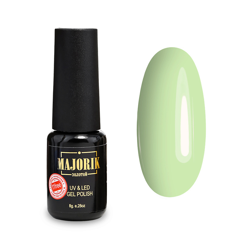 Изображение товара MAJORIK Гель-лак Coler, №34 Зеленый