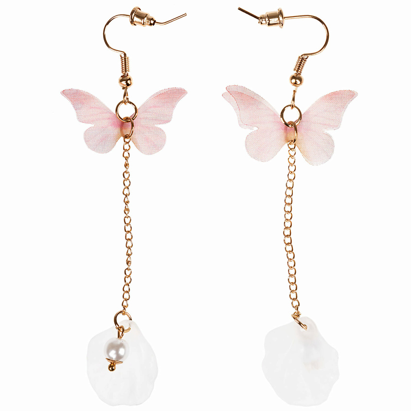 Изображение товара Серьги с подвесками Нежные бабочки от Lukky Fashion женские стильные украшения