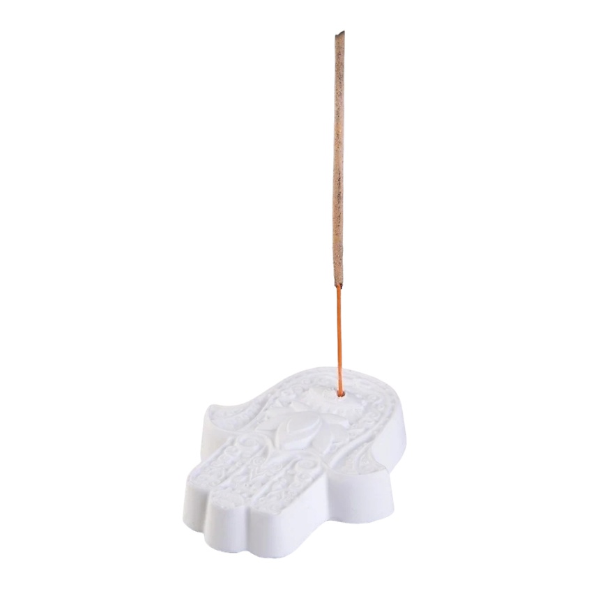 Изображение товара Магик Мейкерс Хамса для благовоний, подставка из гипсобетона 9х7 см