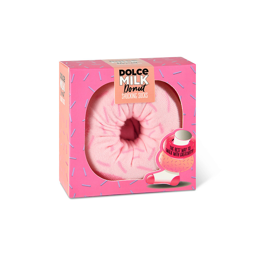 Изображение товара DOLCE MILK Носки женские Pink Donut, Светло-розовый, размер 36-39