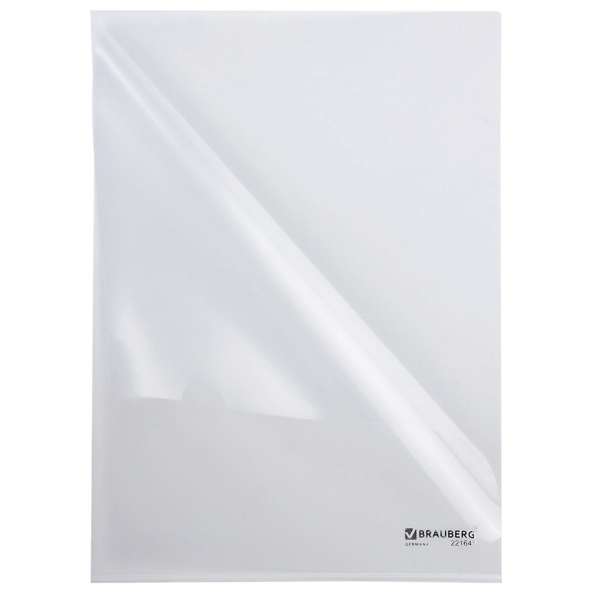 Изображение товара Комплект папок-уголков BRAUBERG 16 штук высокая прочность и защита документов