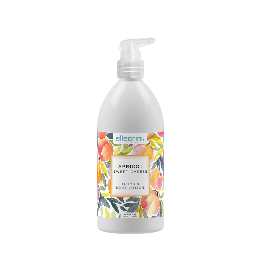 Изображение товара ALLEGRINI. Лосьон для рук и тела с протеинами молока APRICOT, 500 мл
