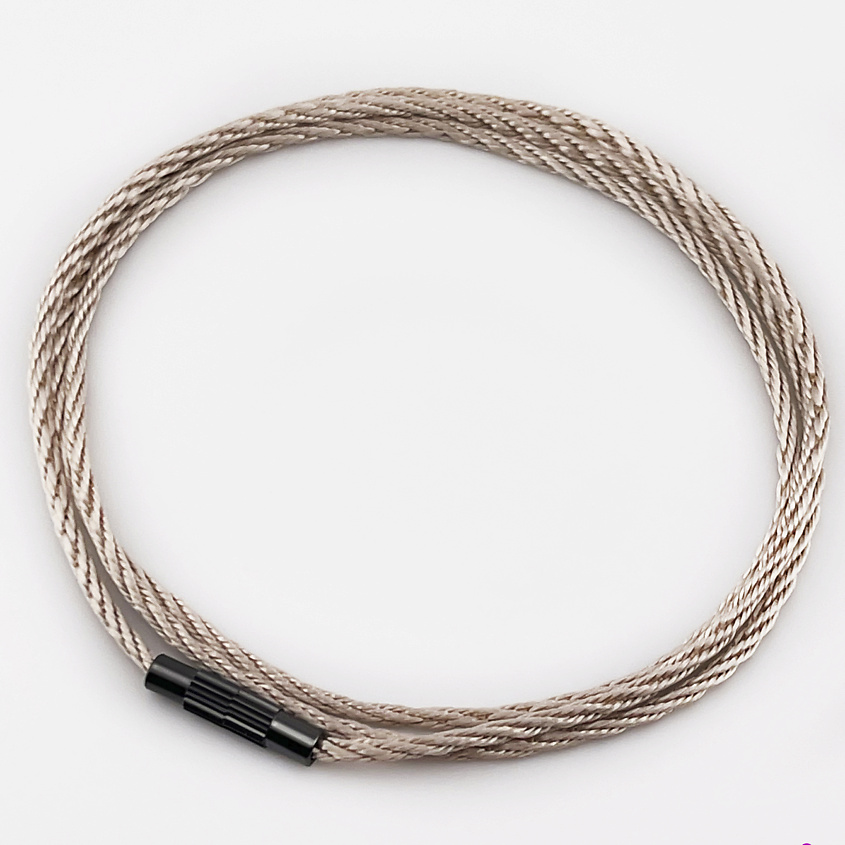 Изображение товара ROK HAIR Шнурок для крестика и бижутерии со стальным замком, размер: 45