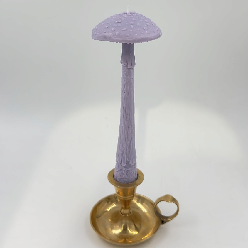 Изображение товара UNIFICATION LOVE Свеча "Гриб Мухомор" лилового цвета, 0.04 мл,1 шт.