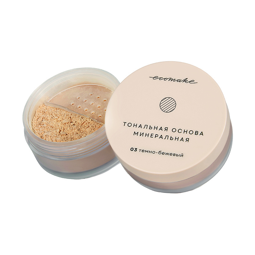 Изображение товара ECOMAKE Тональная основа минеральная, 1 шт.