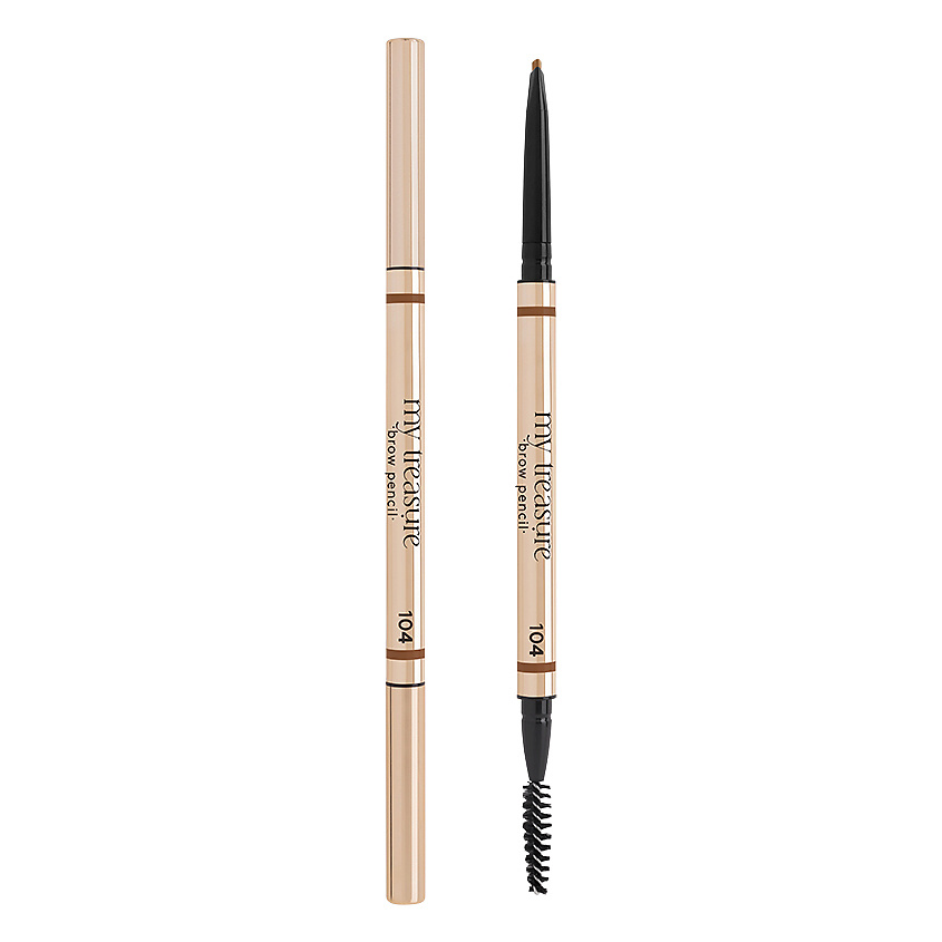 Изображение товара Карандаш для бровей My Treasure Brow Pencil тёмно-коричневый 0,1 г