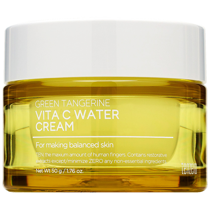 Изображение товара TENZERO Крем для лица освежающий с экстрактом зелёного мандарина Green Tangerine Vita C Water Cream, 50 г