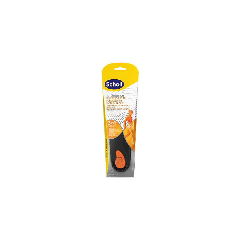 Изображение товара SCHOLL Стельки для обуви In-Balance Lower Back, размер: 42,5-45
