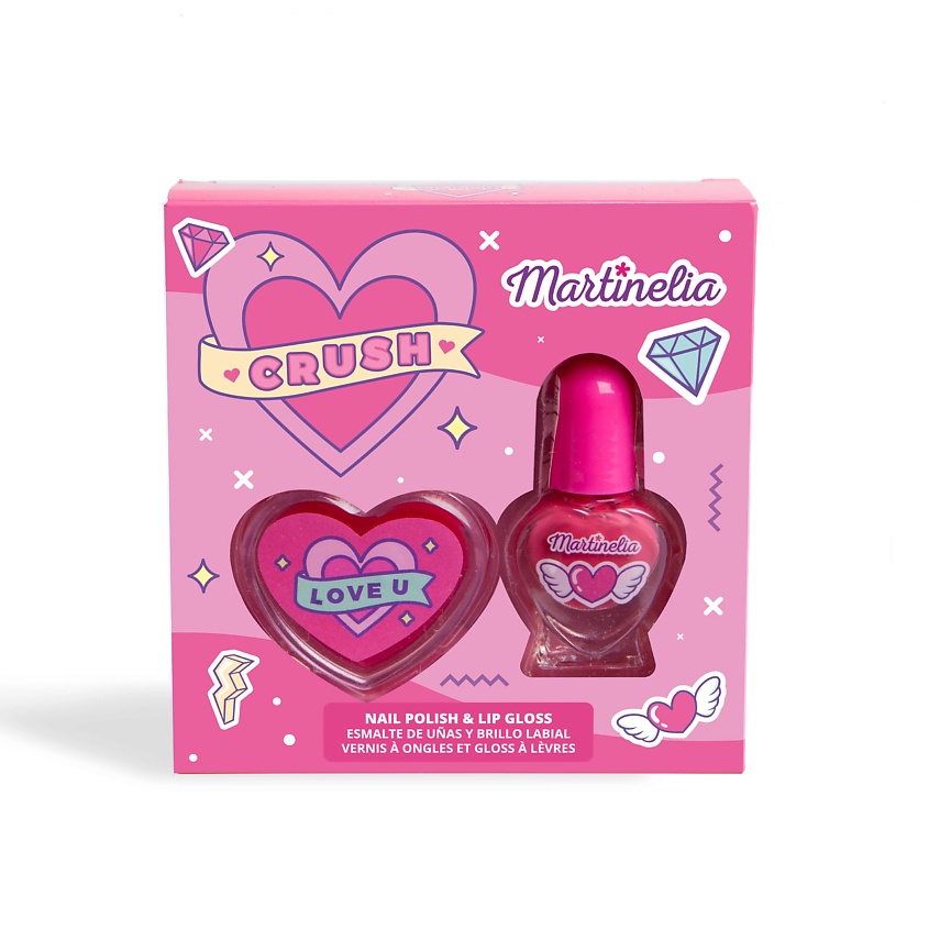 Изображение товара MARTINELIA Набор детской косметики Crush, Розовый