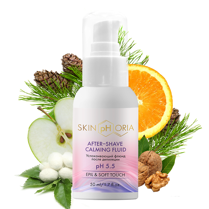 Изображение товара SKINPHORIA Успокаивающий флюид после депиляции After-shave Calming Fluid, 50 мл