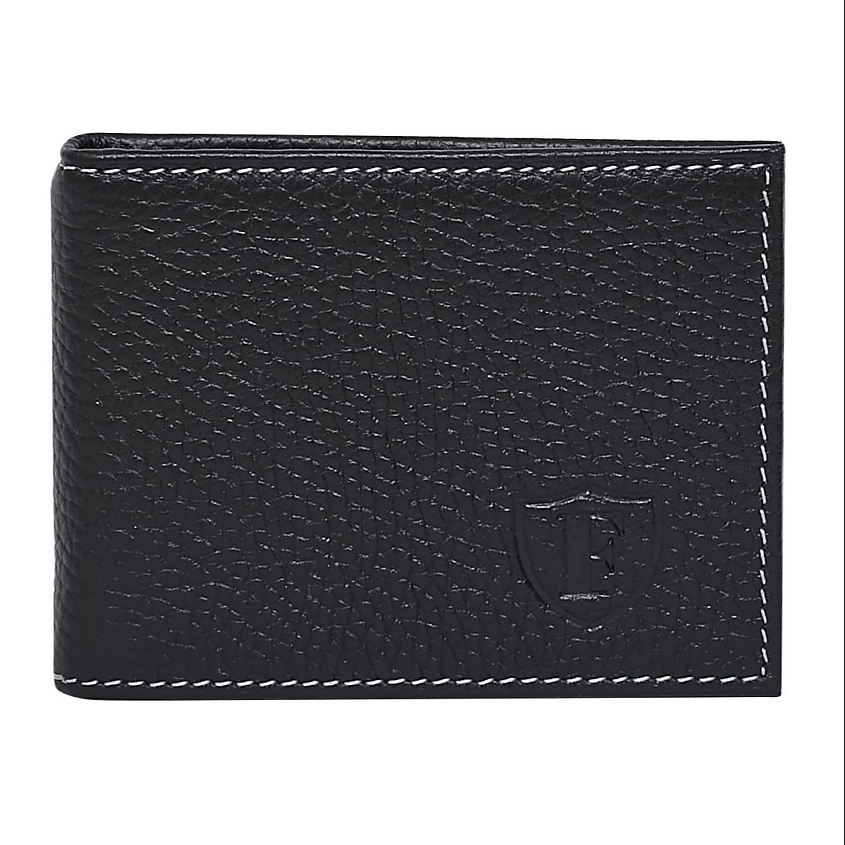 Изображение товара Зажим для денег из натуральной кожи Forte, черный, компактный и вместительный