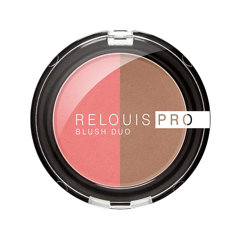 Изображение товара Румяна RELOUIS PRO BLUSH DUO, 2 оттенка, компактные, 204 тон