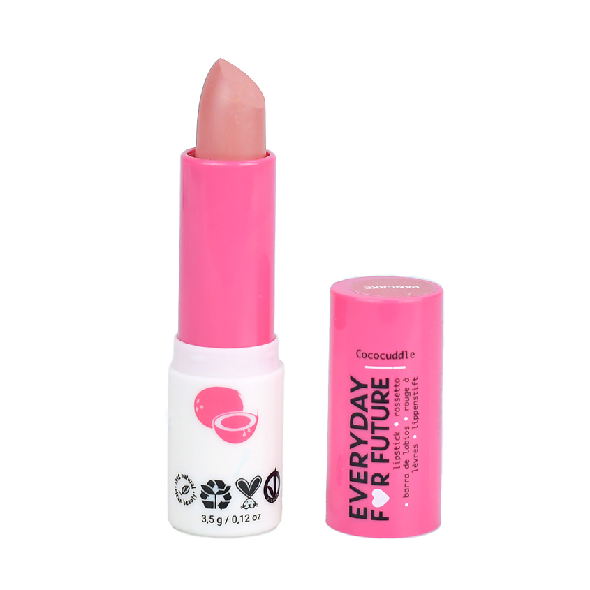 Изображение товара Органическая помада для губ ORGANIC FOR FUTURE Нежный нюд 02 натуральный уход и естественный оттено