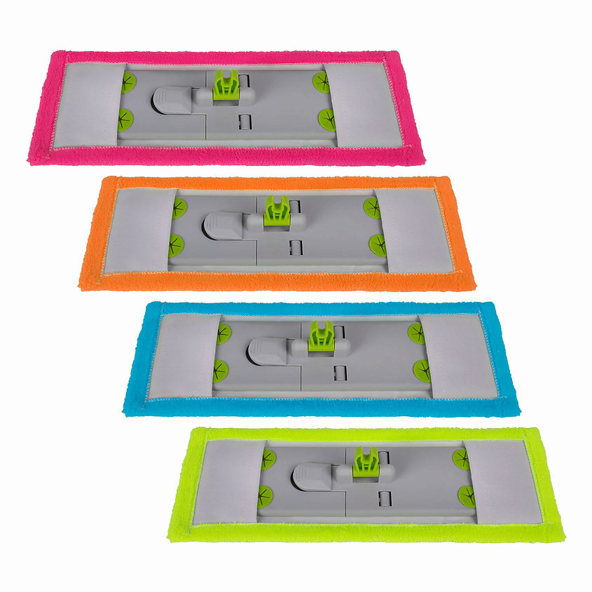 Изображение товара LAIMA Насадка МОП плоская универсальная для швабр, 4 шт.