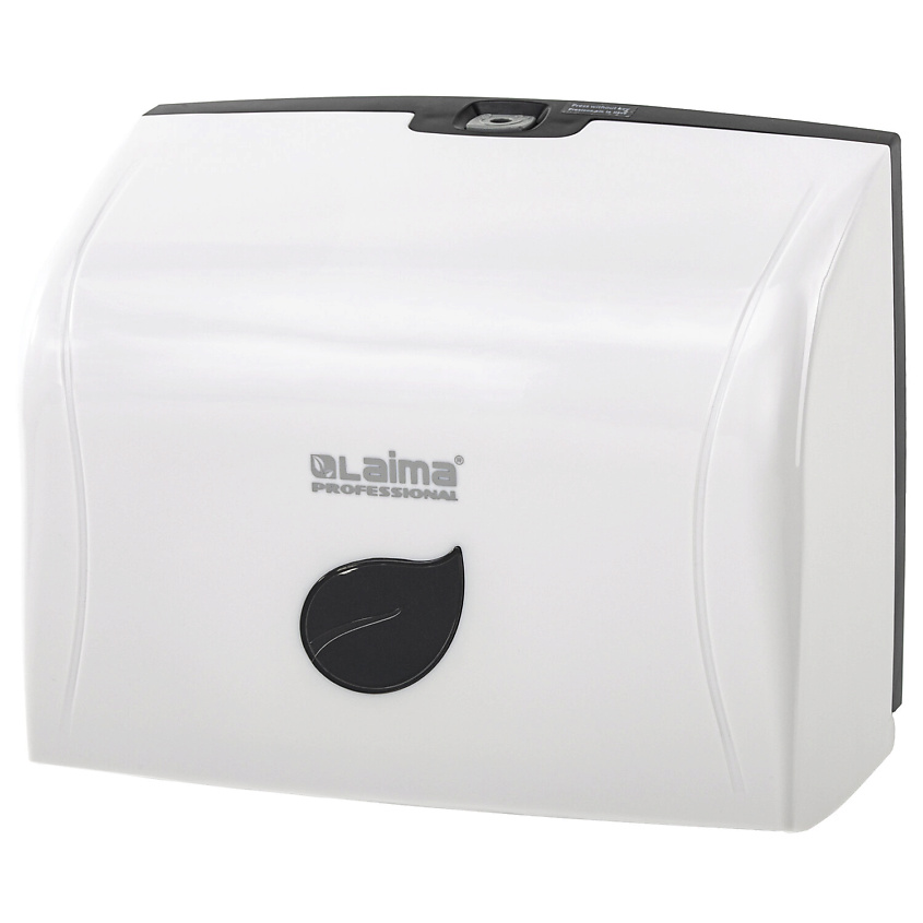 Изображение товара LAIMA Диспенсер для полотенец PROFESSIONAL ECO, Диспенсерная ситема: H3, Подходят бумажные полотенца: V, ZZ (V)
